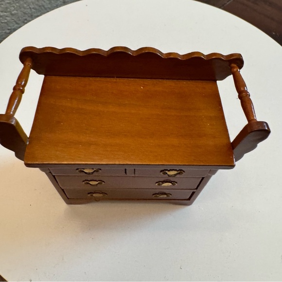Vintage Wooden dollhouse furniture Miniature Dresser - Picture 2 of 6